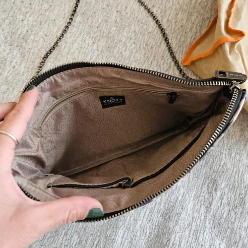 Authentic Y Not crossbody bag black like new