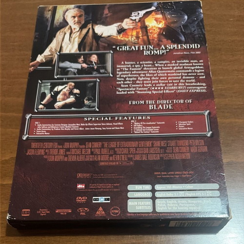 The League of Extraordinary Gentlemen DVD Two-Disc Special Edition like new with slipcase