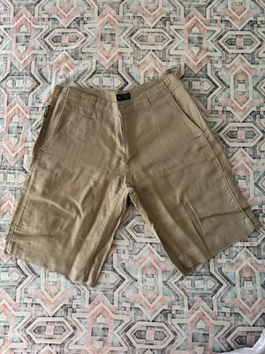 Armani Jeans linen bermuda shorts like new, beige, size 48 EU 32 USA