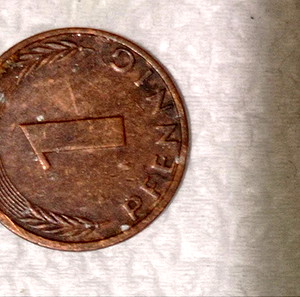νόμισμα Γερμανιας 1 PFENNIG 1974  Νο114
