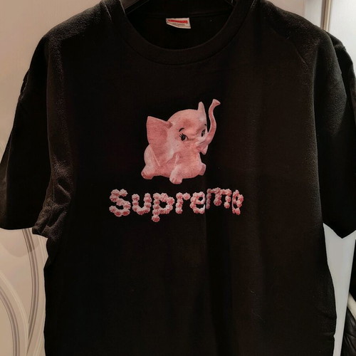 Supreme elephant tee like new, black, size L