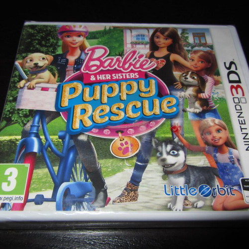 Barbie & Her Friends Puppy Rescue Nintendo 3DS new sealed