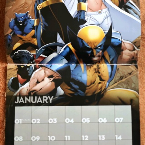 Marvel Fact Files calendar like new