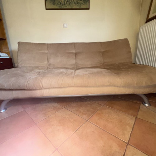 Sofa bed Entos 3-seater like new, ecru color