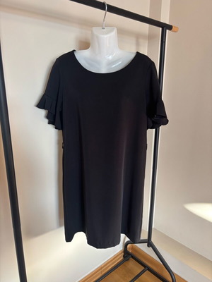Enzzo short-sleeve dress size M like new, black