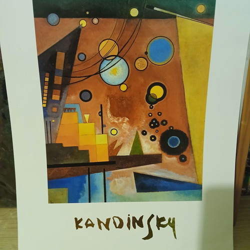 Heavy Red (Schweres Rot) art print by Wassily Kandinsky
