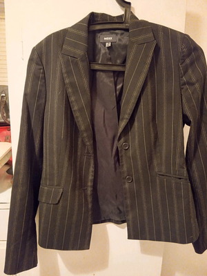 Striped women's jacket Mexx Fashion like new, black