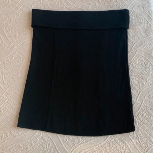 Black fitted mini skirt, size M / 38 / 10