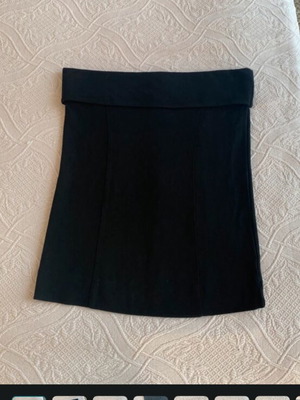 Black fitted mini skirt, size M / 38 / 10