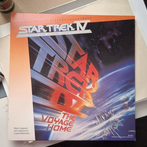 Star Trek IV The Voyage Home vinyl soundtrack 1986 like new