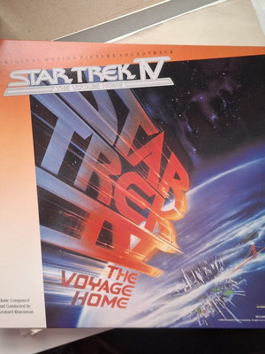 Star Trek IV The Voyage Home vinyl soundtrack 1986 like new