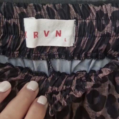 Karavan animal print pants with elastic waist
