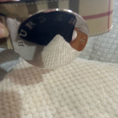 Burberry belt like new, black and beige, size 100