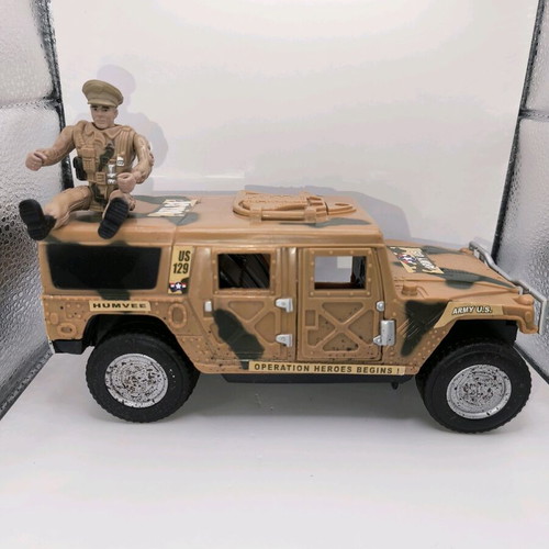 Jeep Hummer militer used, vintage 90s toy, missing gun