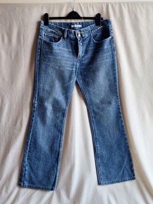 Celestino Medium Blue Bootcut Jeans, Blue Denim