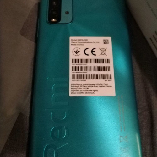 Xiaomi 9T used with 3 cases and 4 screen protectors, blue