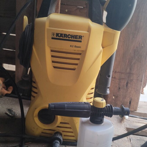 Karcher K2 Basic pressure washer with foam sprayer