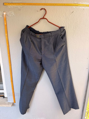 Vintage women's fabric pants with micro pattern like new