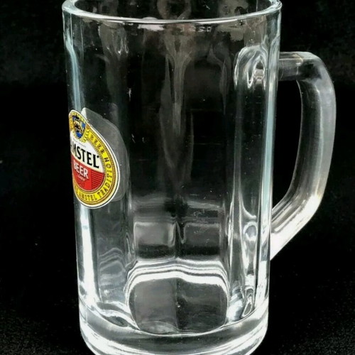 Amstel beer glasses set of 4 like new, large