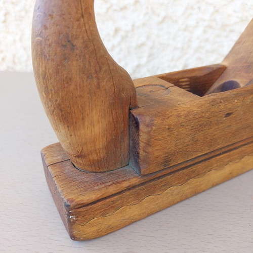 Wooden plane used, antique woodworking tool
