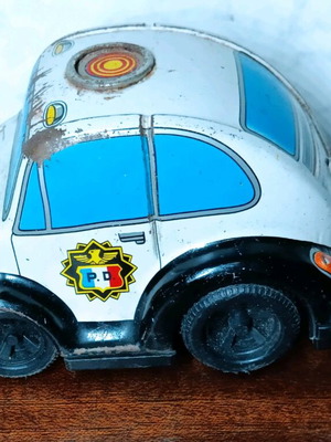 Τσίγκινο αυτοκινητάκι vintage made in Japan μεταχειρισμένο, Highway Patrol 11x6 εκ.