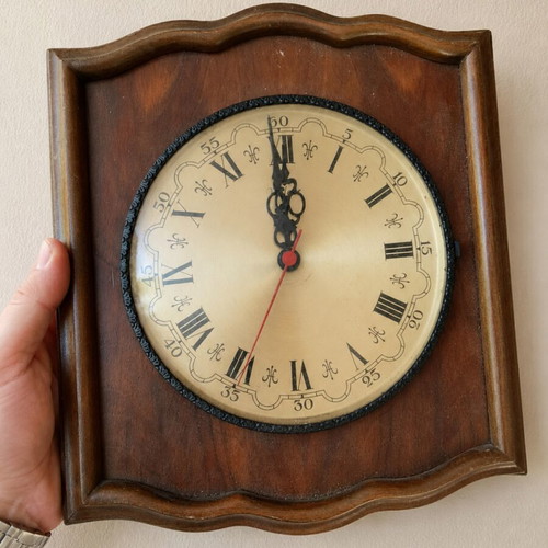 Vedette Vintage French Wall Clock used with Wooden Frame