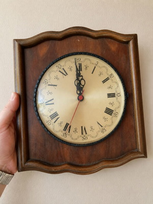 Vedette Vintage French Wall Clock used with Wooden Frame