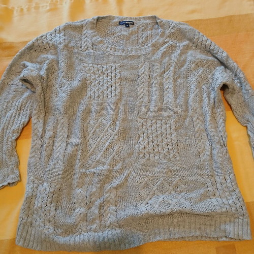 Μάλλινο πουλόβερ Unisex Charles Vogele XL μεταχειρισμένο, γκρι