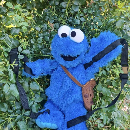 Elmo Sesame Street plush backpack 65 cm like new