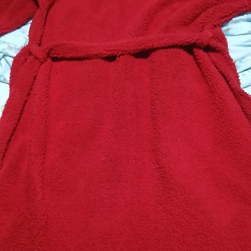 Dunnes Stores Red Teddy Fleece Robe XL Like New