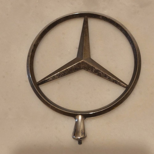 Mercedes metal emblem used for decoration