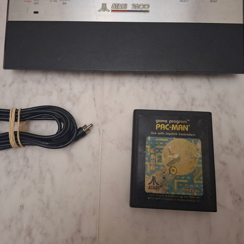Atari 2600 Junior retro console with Pac-Man used