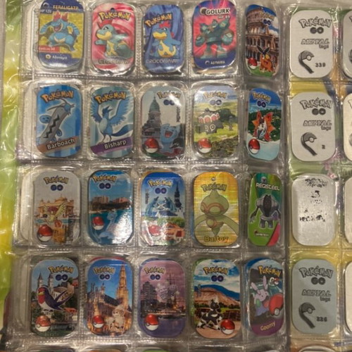 Collectible Pokemon tags like new