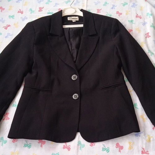 Women's black blazer like new, Greek tailoring, size 46