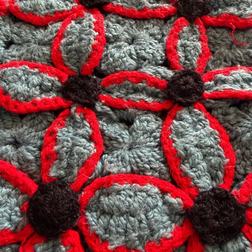 Handmade knitted pillowcases like new, set of 2 for decorative pillows