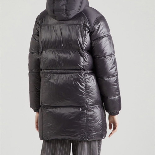 Schott NYC Puffer Jacket new, women's winter parka, black, size L