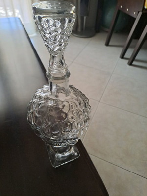 Vintage bottle (decanter) for drink storage like new