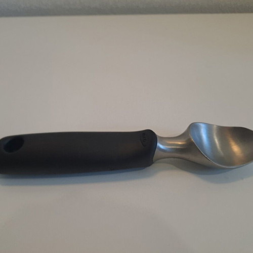 OXO Good Grips ice cream scoop used, stainless steel