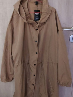 Shein Curve+ windbreaker plus size beige, new