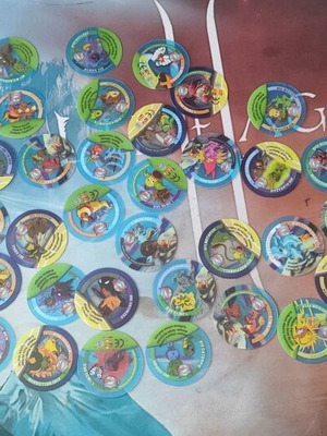 Pokémon League Advanced Tazos new collection of 40+ pieces