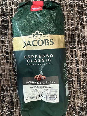 Jacobs Espresso Classic κόκκοι καφέ 1000γρ καινούργιο