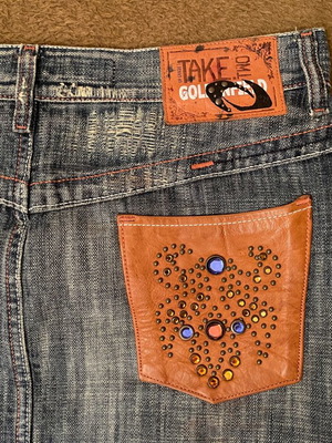 Μίνι φούστα τζιν Take Two Up grade μεταχειρισμένη, Νο 29