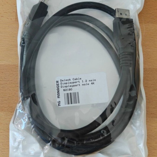 DisplayPort cable 1.5m 4K AWM Style 20276 like new