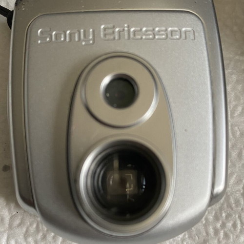 Sony Ericsson vintage camera for mobile phone used, with case, collectible