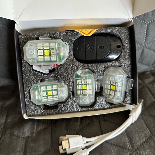 Strobe lights like new, multipurpose lights with remote control