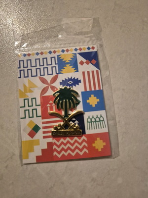 Saudi Arabia Metal Pin new