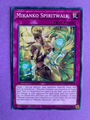 Mikanko Spiritwalk Yu-Gi-Oh! κάρτα 1st Edition σαν καινούργια