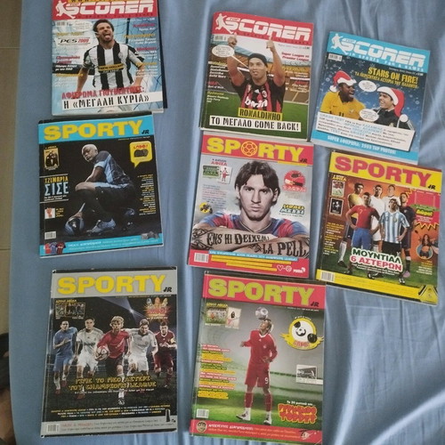 Sporty and Top Scorer magazines used