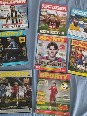 Sporty and Top Scorer magazines used