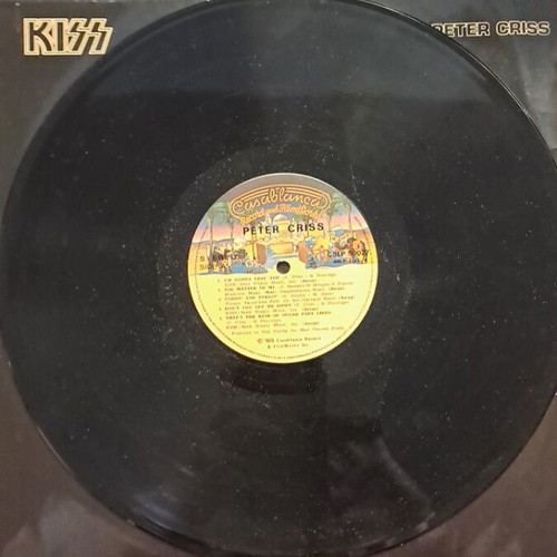 Peter Criss Kiss vinyl record